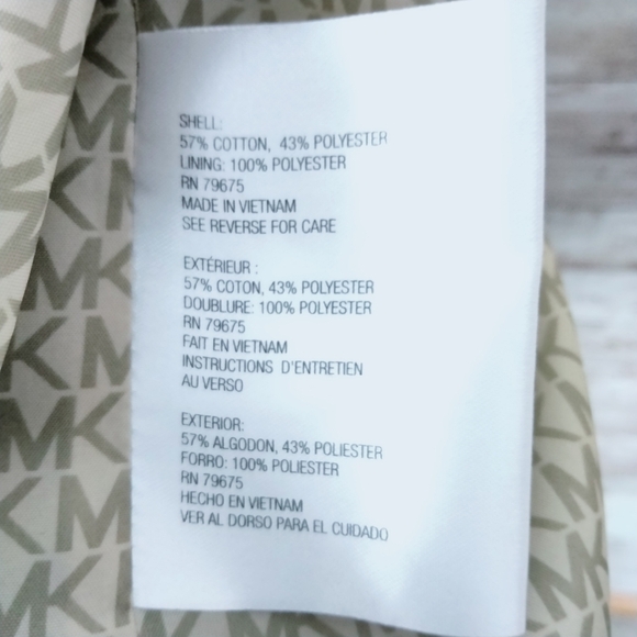 Michael Kors Jacket PM Black Detachable Hood 841 - Picture 6 of 8